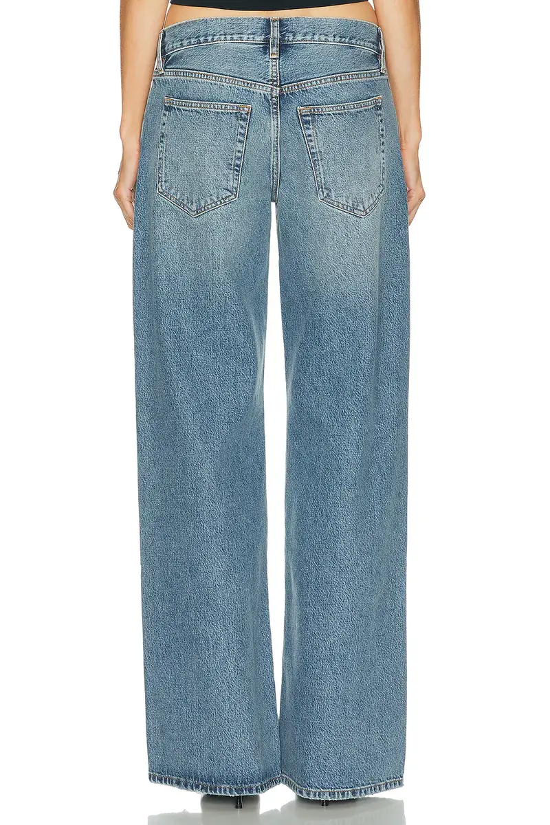 Frame x Alexandra Leclerc The Leo Low Rise Baggy Jean | Thumbnail 6 Frame x Alexandra Leclerc The Leo Low Rise Baggy Jean | Thumbnail 6