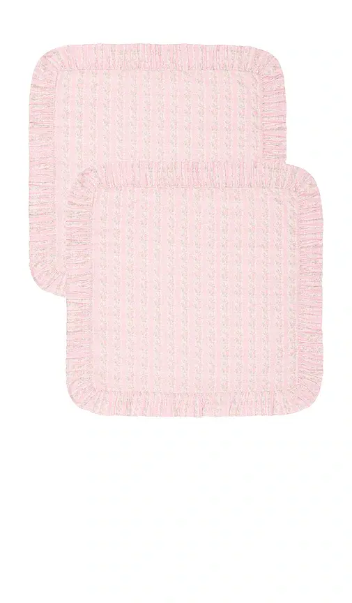 LoveShackFancy Ruffled Euro Pillow | Image 1 LoveShackFancy Ruffled Euro Pillow | Image 1