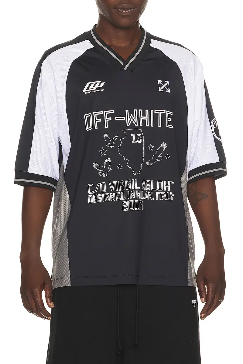 Off-White Eagle Team Soccer Jersey | Thumbnail 3 Off-White Eagle Team Soccer Jersey | Thumbnail 3