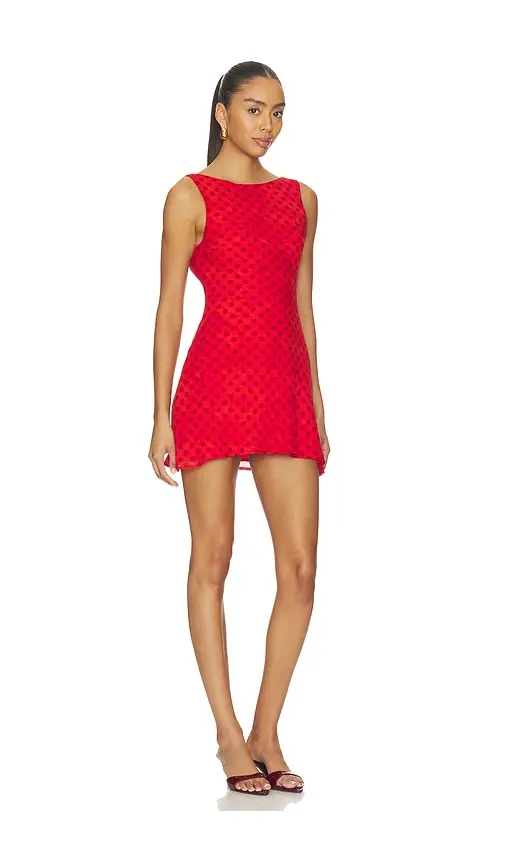 MORE TO COME Farren Boat Neck Mini Dress | Thumbnail 2