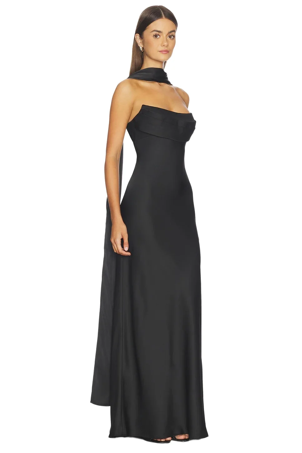 Runaway The Label Madeleine Strapless Maxi Dress