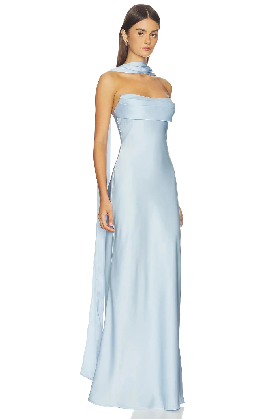 Runaway The Label Madeleine Strapless Maxi Dress
