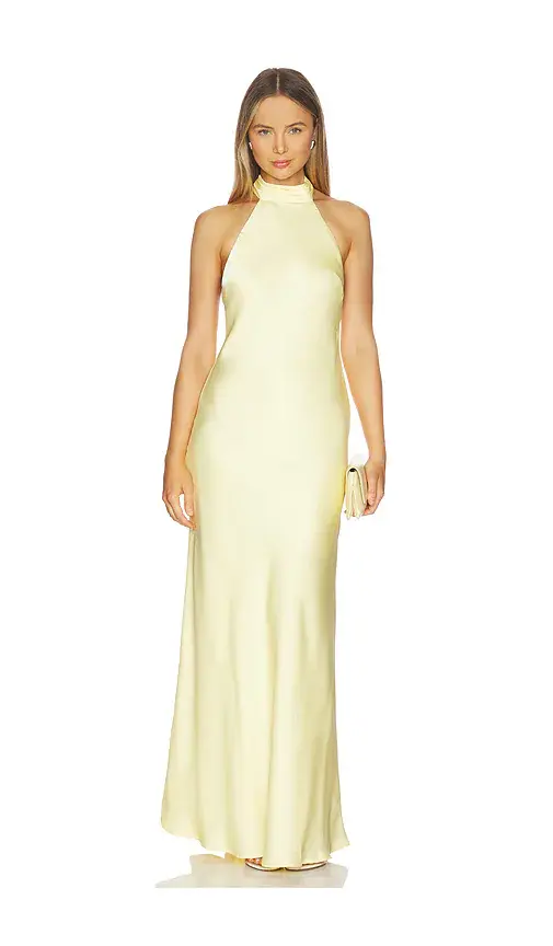 Runaway The Label Arabelle High Neck Maxi Dress | Image 1 Runaway The Label Arabelle High Neck Maxi Dress | Image 1