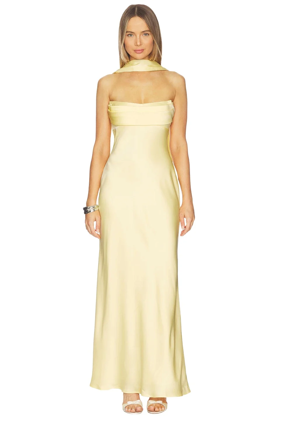 Runaway The Label Madeleine Strapless Maxi Dress