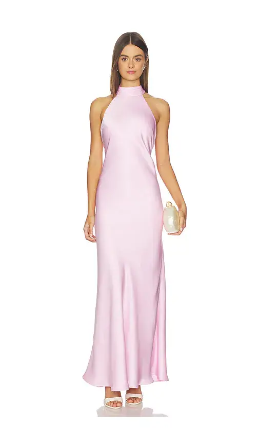 Runaway The Label Arabelle High Neck Maxi Dress | Thumbnail 2