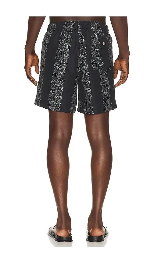 BATHER Black Fiesta Printed Swim Trunk | Thumbnail 2 BATHER Black Fiesta Printed Swim Trunk | Thumbnail 2