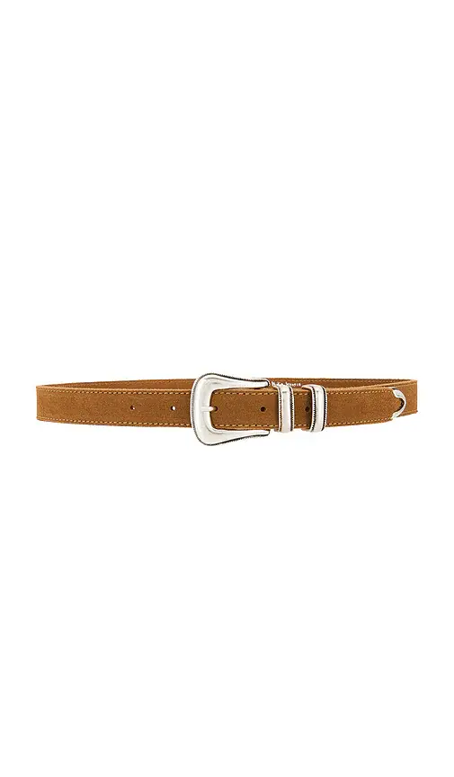 Western Suede Silver Belt Western Suede Silver Belt