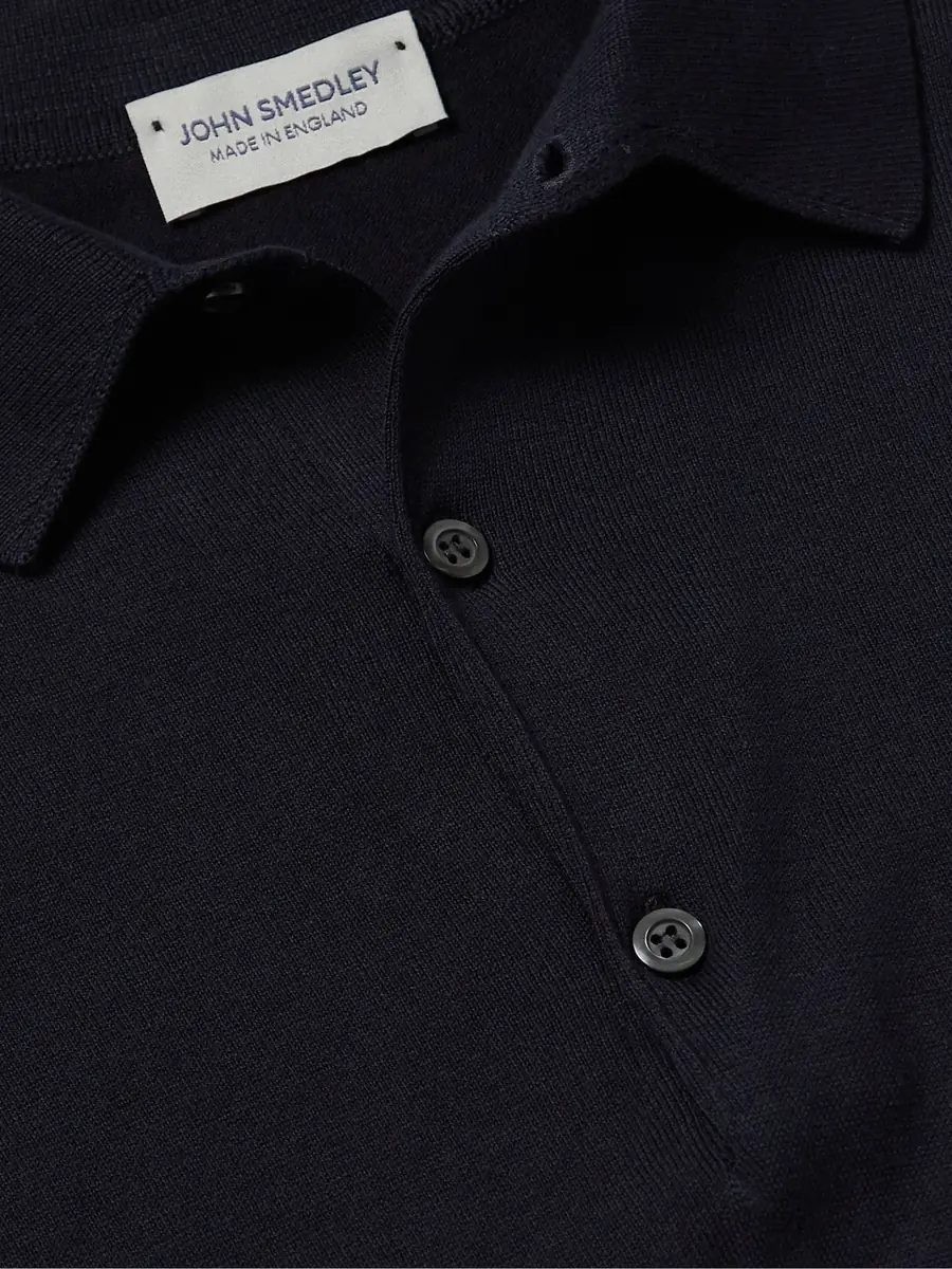 John Smedley Adrian Slim-Fit Sea Island Cotton Polo Shirt - Men | Thumbnail 5 John Smedley Adrian Slim-Fit Sea Island Cotton Polo Shirt - Men | Thumbnail 5