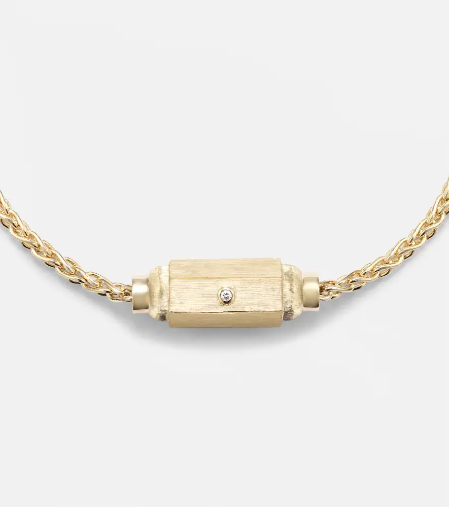 Marie Lichtenberg Coco Micro 18kt gold bracelet with diamonds | Thumbnail 5