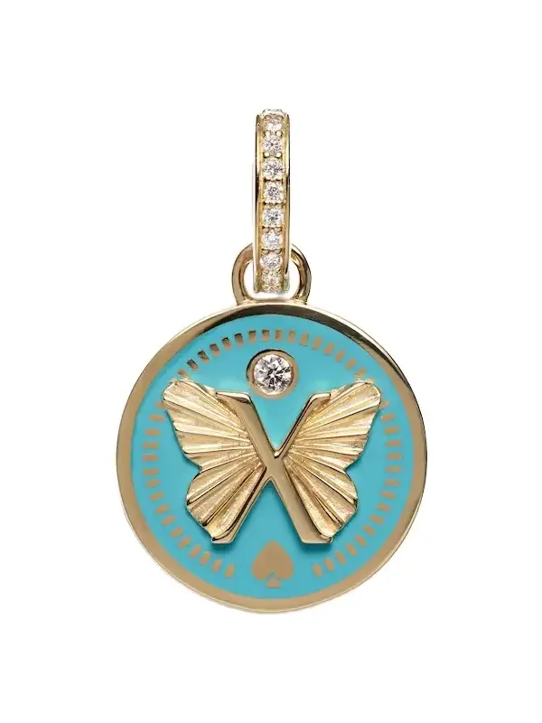 Reverie Petite 18k gold and ceramic pendant with diamonds Reverie Petite 18k gold and ceramic pendant with diamonds