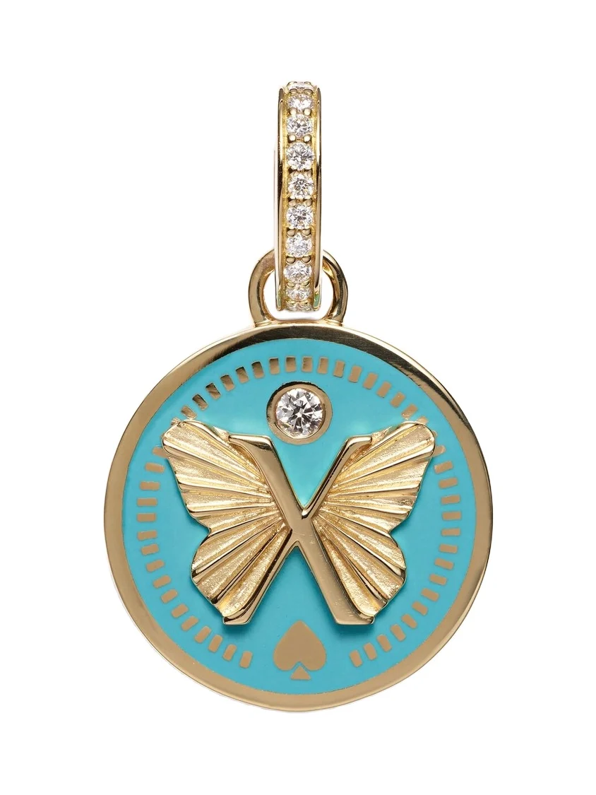 Reverie Petite 18k gold and ceramic pendant with diamonds Reverie Petite 18k gold and ceramic pendant with diamonds