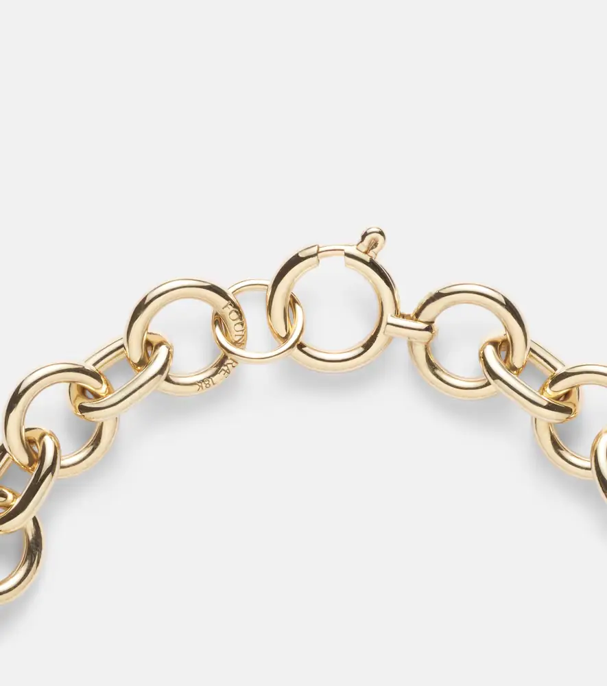 Foundrae Resilience Blossoms 18kt gold charm bracelet with diamonds | Thumbnail 2