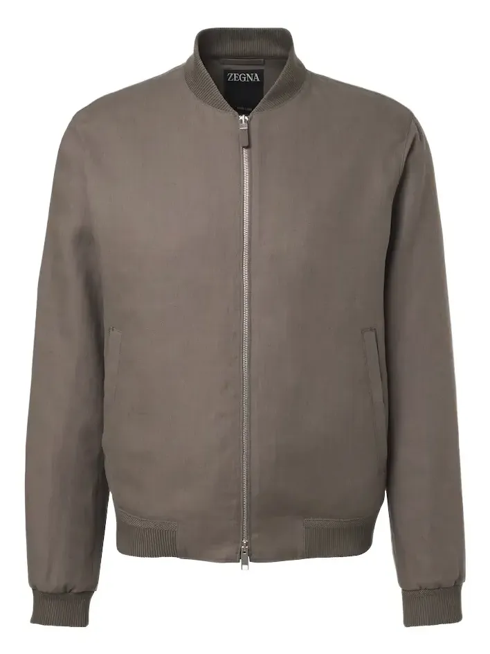 Linen bomber jacket Linen bomber jacket