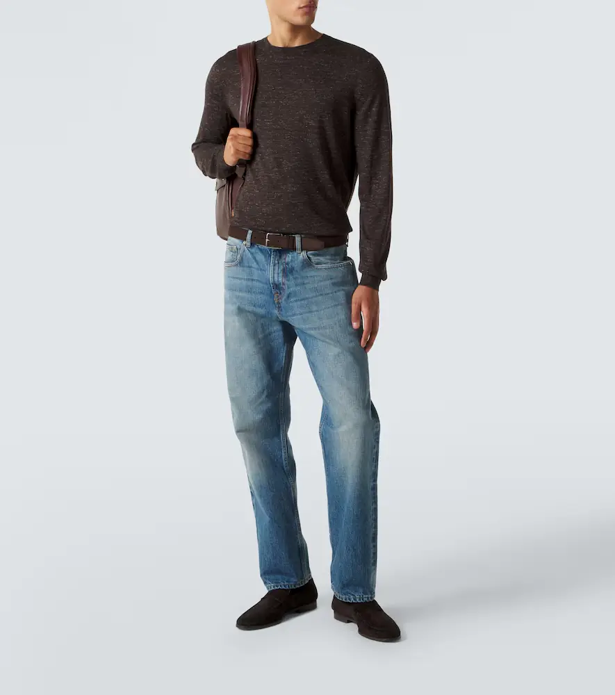 Zegna Silk, cashmere, and linen sweater | Thumbnail 2