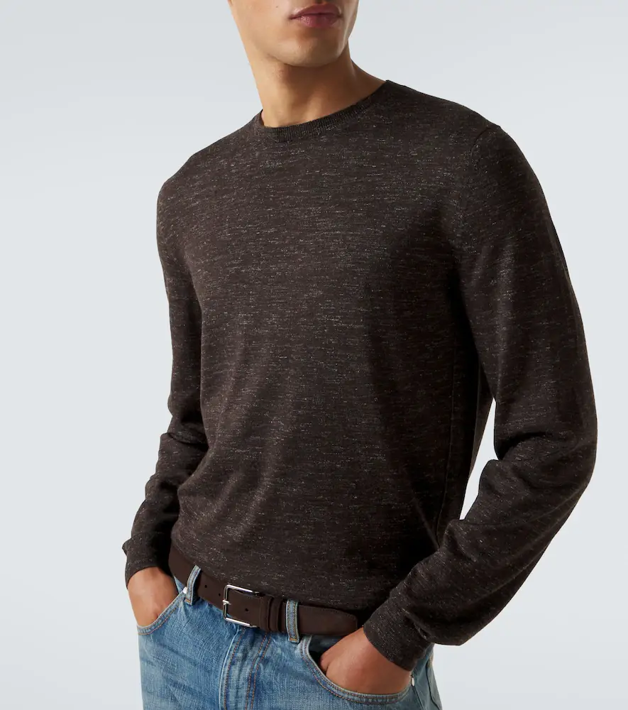 Zegna Silk, cashmere, and linen sweater | Thumbnail 4