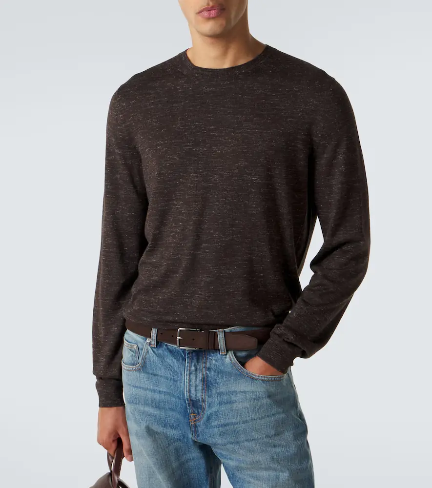 Zegna Silk, cashmere, and linen sweater | Thumbnail 5