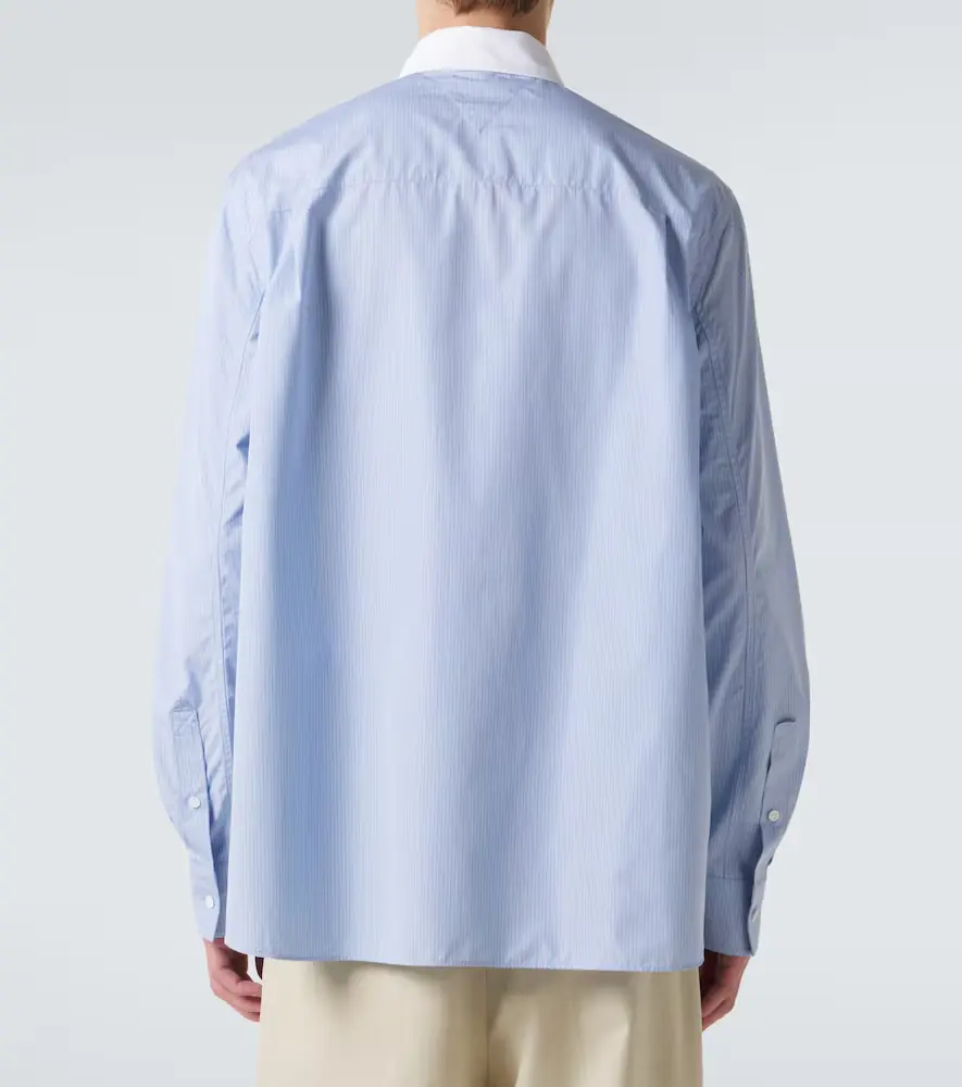 Bottega Veneta Pinstripe cotton poplin shirt | Thumbnail 4 Bottega Veneta Pinstripe cotton poplin shirt | Thumbnail 4
