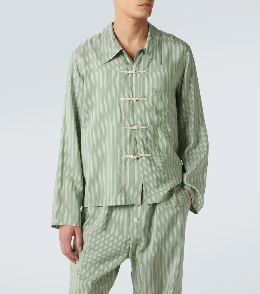 BODE Sylvan striped silk shirt | Thumbnail 4