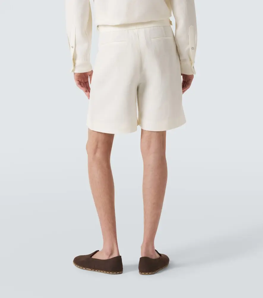 God’s True Cashmere Linen shorts with moonstone | Thumbnail 4