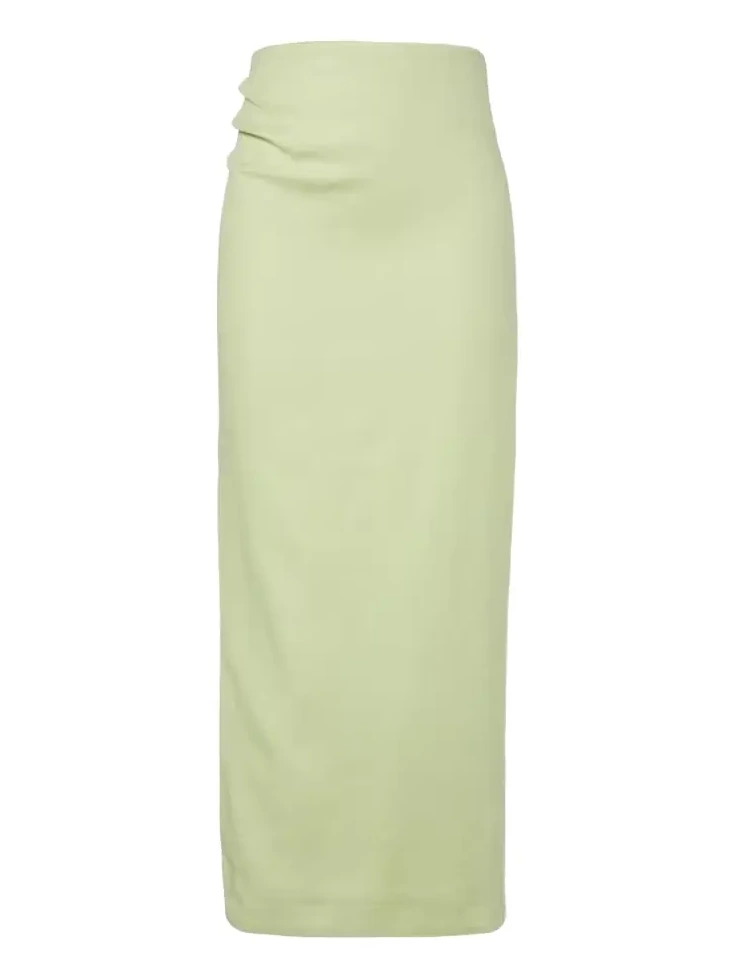 Linen maxi skirt