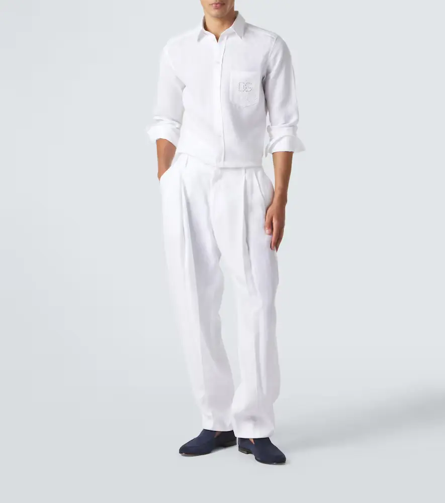 Dolce & Gabbana Linen tapered pants | Thumbnail 2 Dolce & Gabbana Linen tapered pants | Thumbnail 2