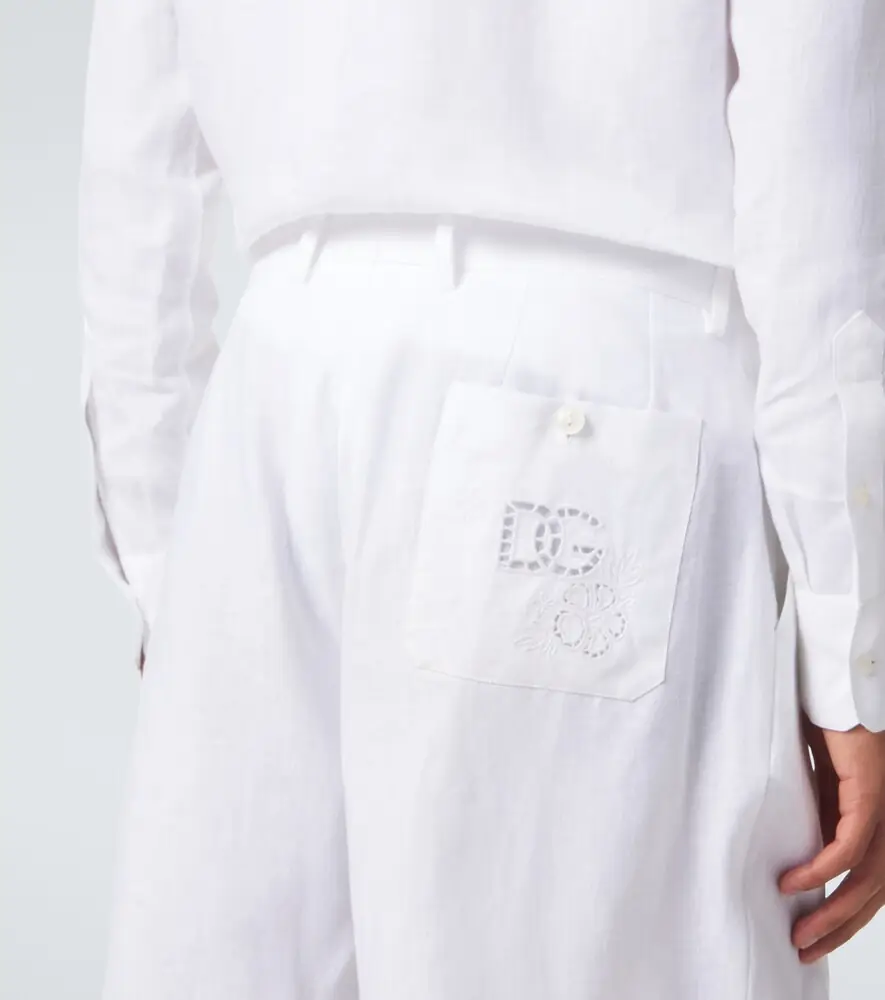 Dolce & Gabbana Linen tapered pants | Thumbnail 5 Dolce & Gabbana Linen tapered pants | Thumbnail 5
