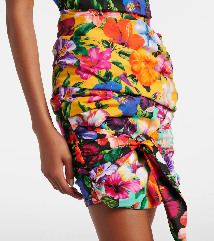 Dolce & Gabbana Floral cotton minidress | Thumbnail 2 Dolce & Gabbana Floral cotton minidress | Thumbnail 2