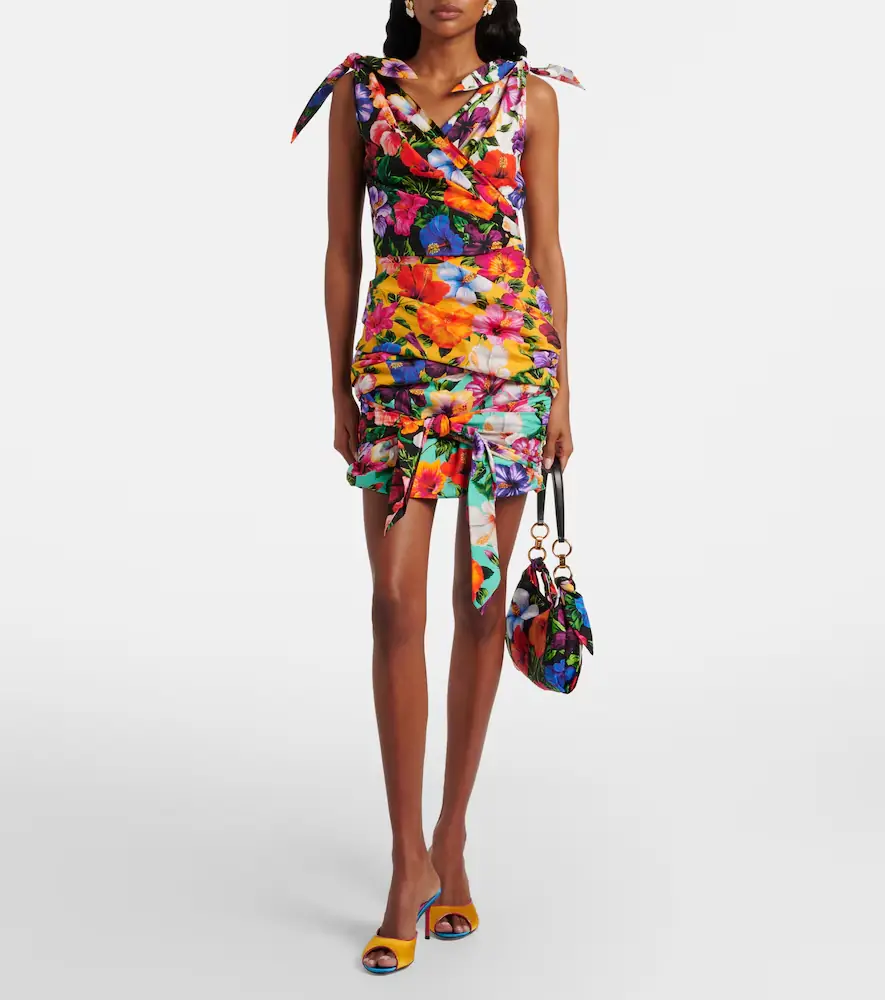 Dolce & Gabbana Floral cotton minidress | Thumbnail 4 Dolce & Gabbana Floral cotton minidress | Thumbnail 4