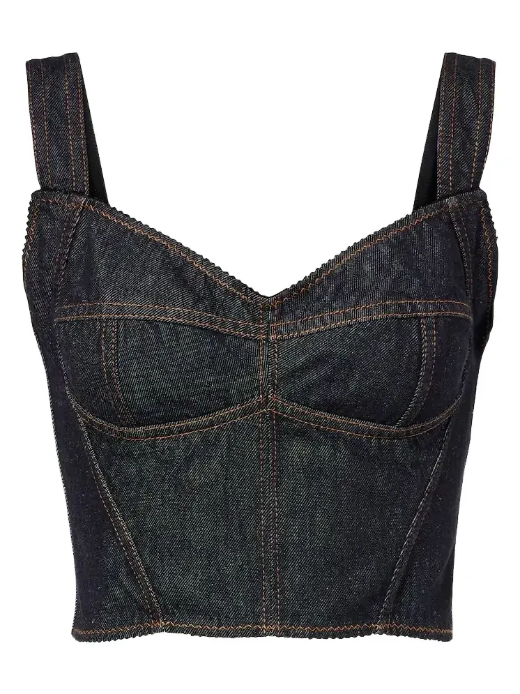 Dolce & Gabbana Denim bustier