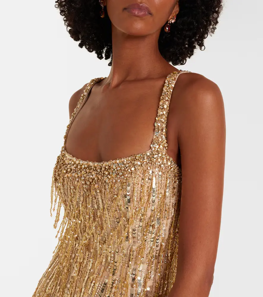 Jenny Packham Fleur sequined gown | Thumbnail 5