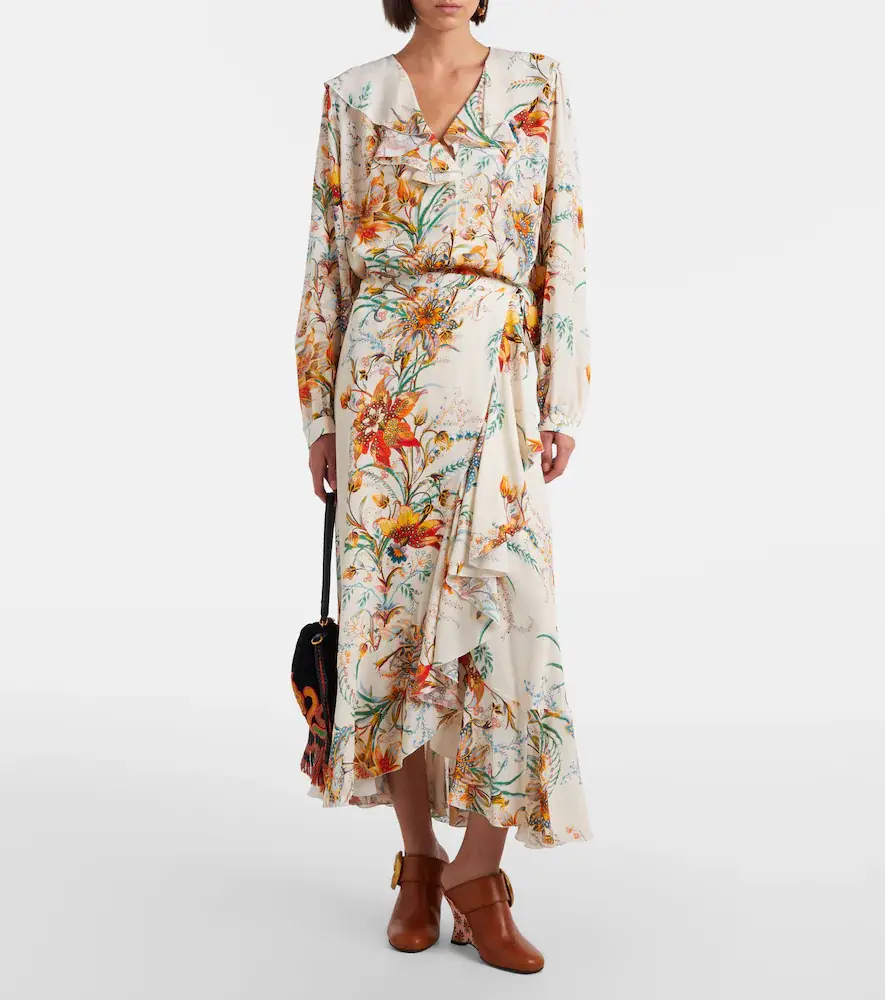 Etro Floral ruffled blouse | Thumbnail 6 Etro Floral ruffled blouse | Thumbnail 6