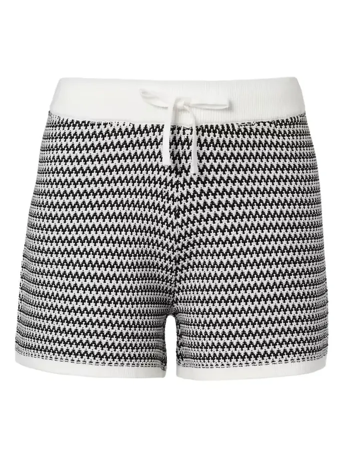Villiers chevron cotton shorts Villiers chevron cotton shorts