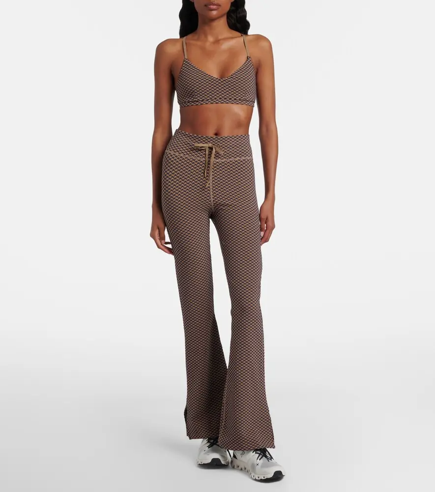 The Upside Houndstooth Florence flared pants | Thumbnail 5