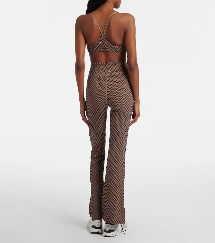 The Upside Houndstooth Florence flared pants | Thumbnail 6