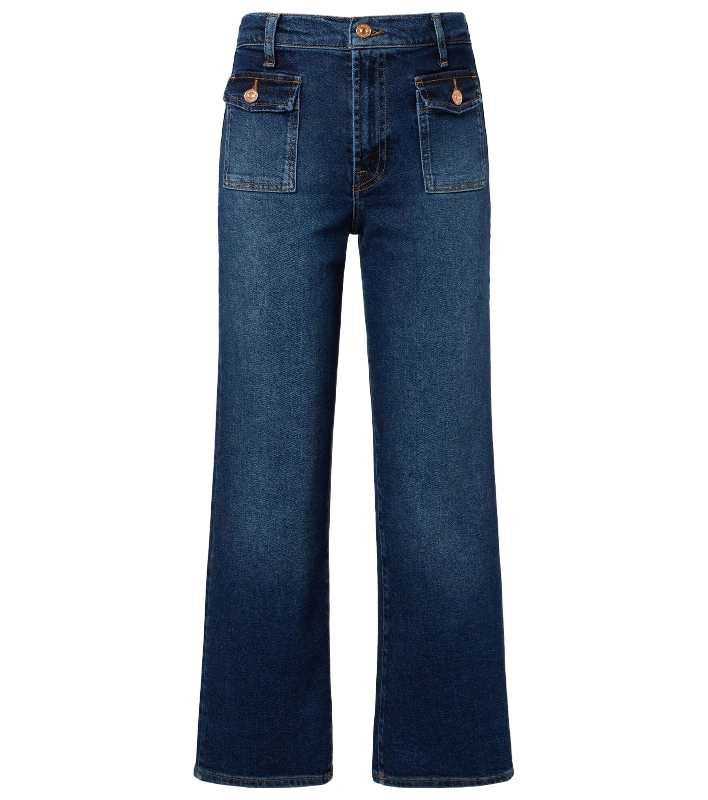 Stovepipe cropped straight jeans Stovepipe cropped straight jeans