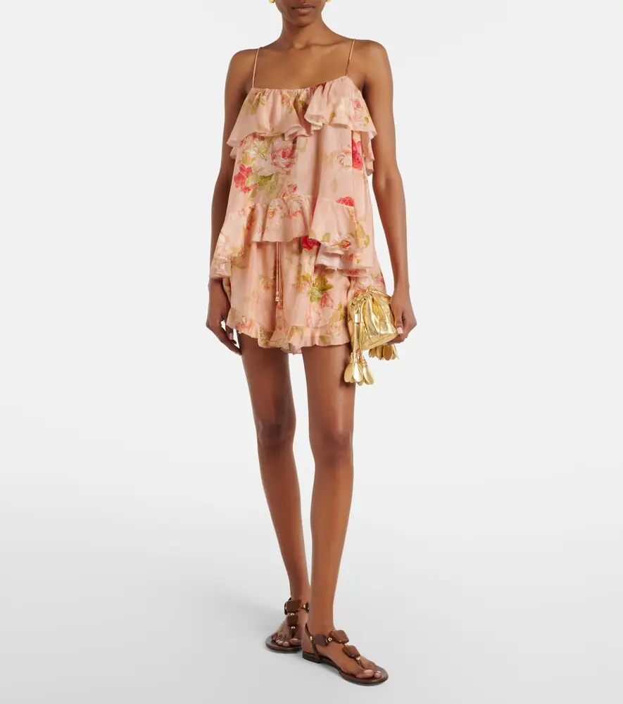 Zimmermann Roselight floral ruffled silk camisole | Thumbnail 4 Zimmermann Roselight floral ruffled silk camisole | Thumbnail 4