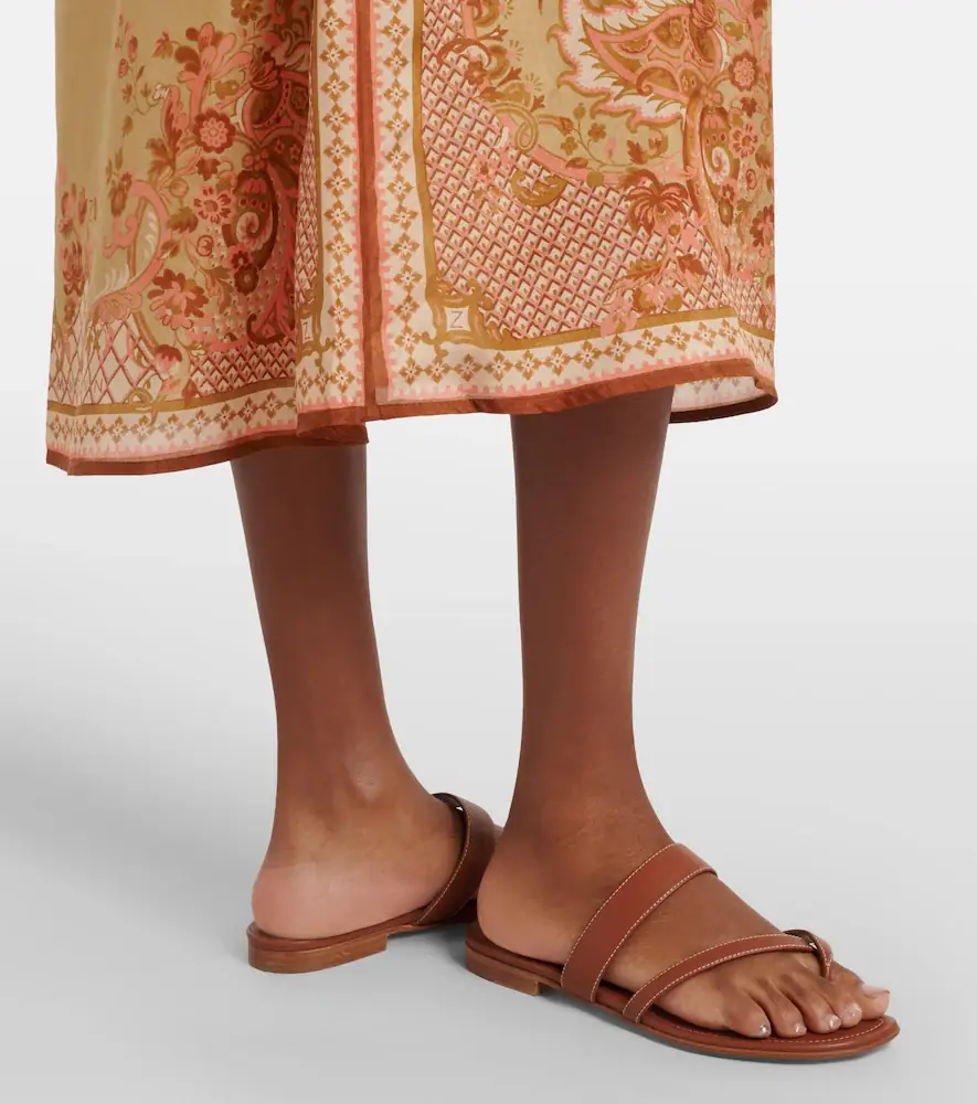 Zimmermann Belted printed silk midi dress | Thumbnail 2