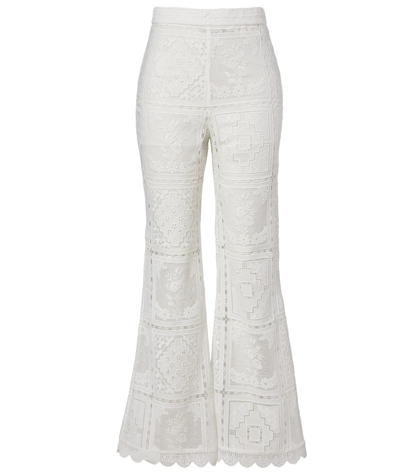 Floral lace flared pants Floral lace flared pants