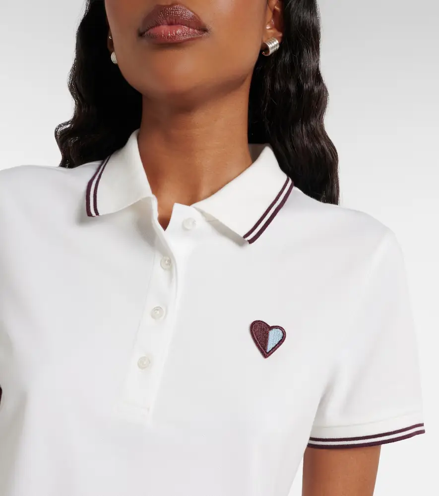 Tory Burch Cotton-blend piqué polo shirt | Thumbnail 2 Tory Burch Cotton-blend piqué polo shirt | Thumbnail 2