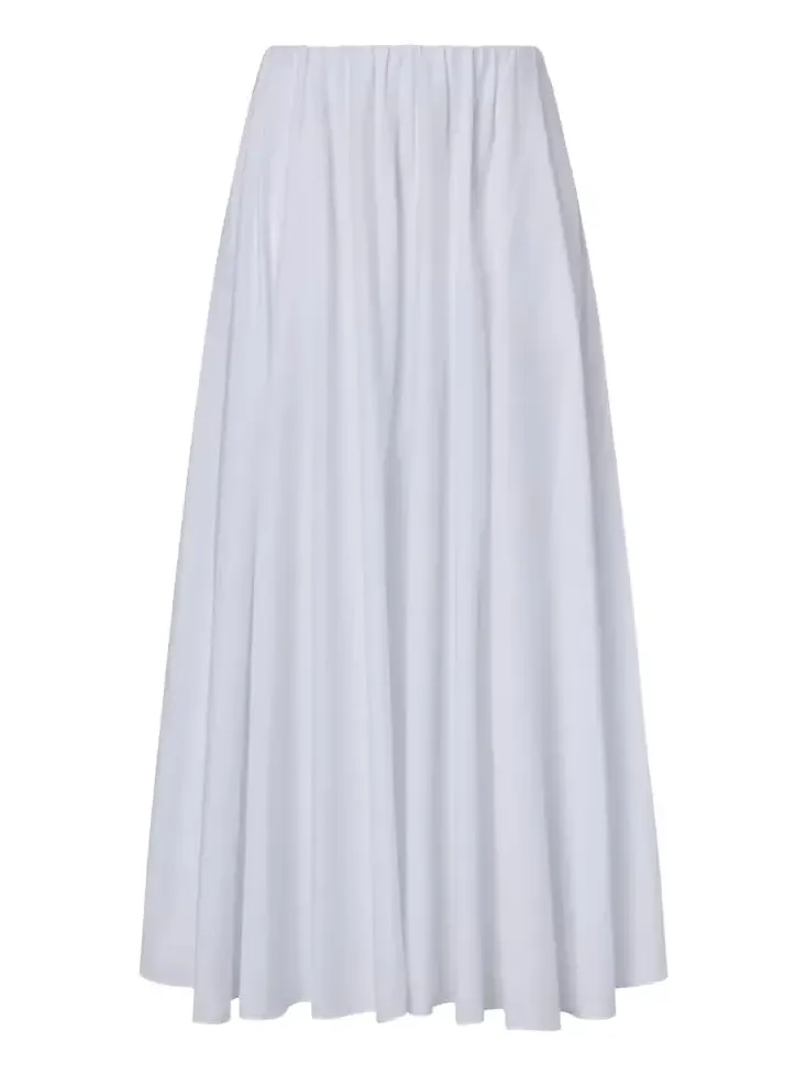 Milano pleated cotton maxi skirt Milano pleated cotton maxi skirt