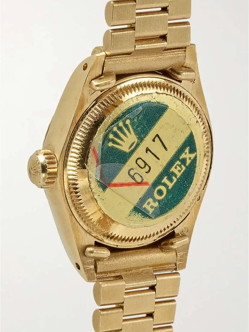 Stephanie Windsor + Rolex Vintage 1983 Datejust 18-karat Gold And Wood Watch, Ref. 6917 (6.25'' Wrist) | Thumbnail 4 Stephanie Windsor + Rolex Vintage 1983 Datejust 18-karat Gold And Wood Watch, Ref. 6917 (6.25'' Wrist) | Thumbnail 4