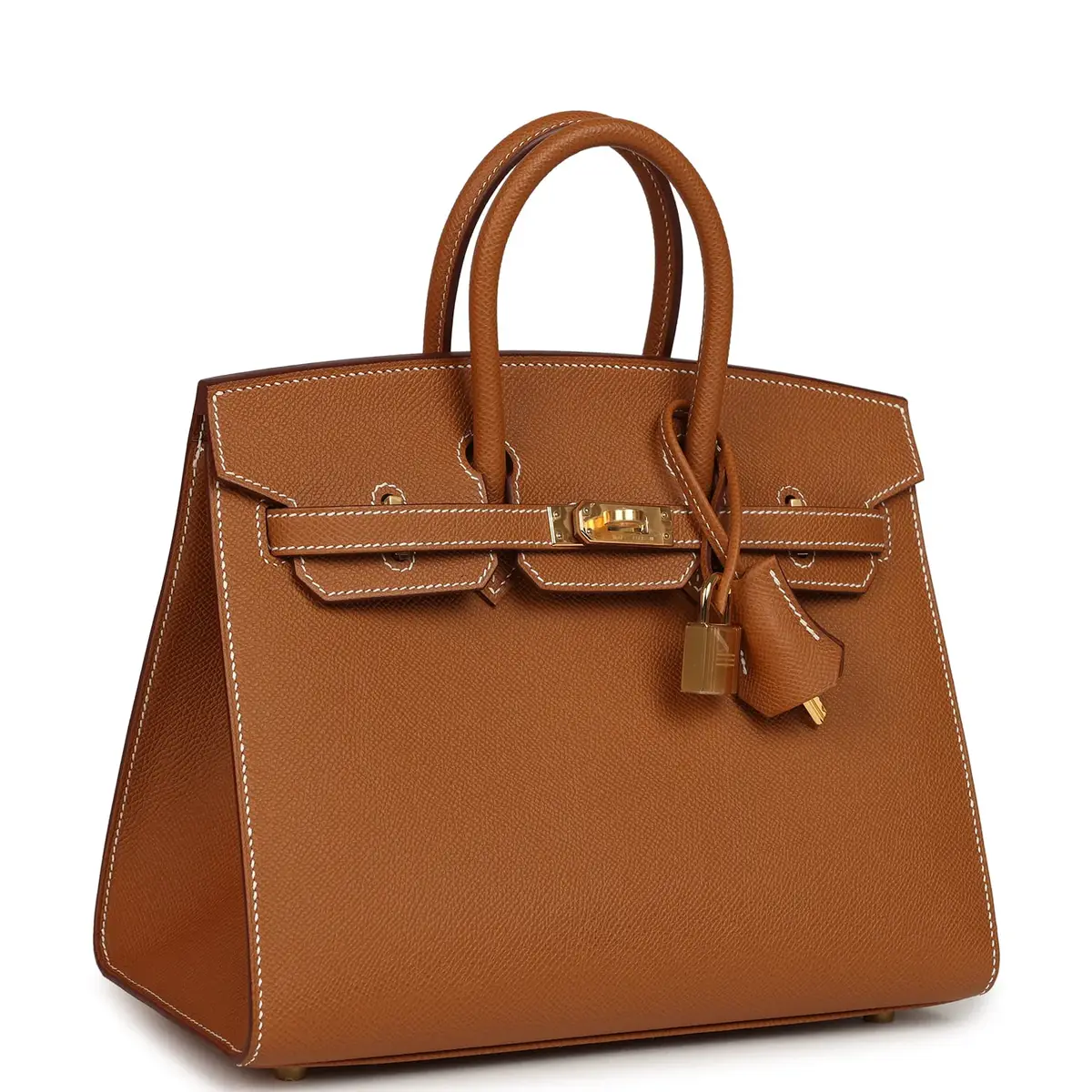HERMÈS Hermes Birkin Sellier 25 Gold Epsom Gold Hardware | Thumbnail 2
