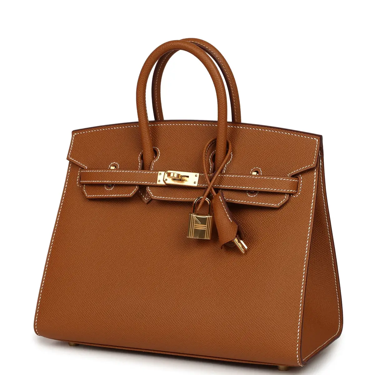 HERMÈS Hermes Birkin Sellier 25 Gold Epsom Gold Hardware | Thumbnail 5