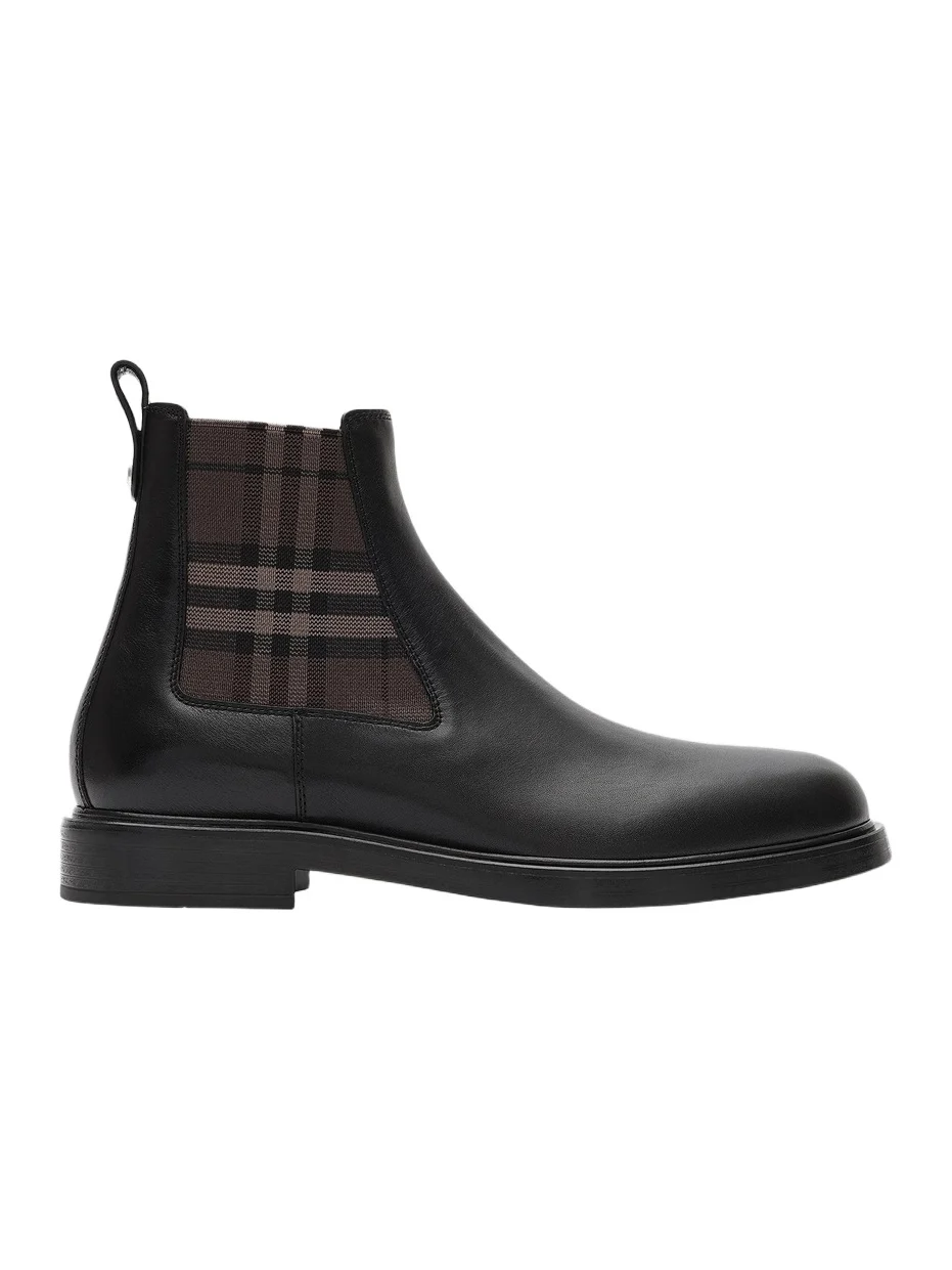 Burberry Men's Pembroke Leather Boots