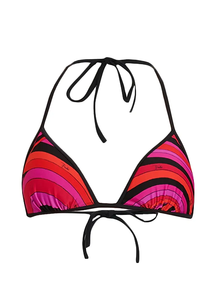 PUCCI Women's L'Alba Printed Bikini Top