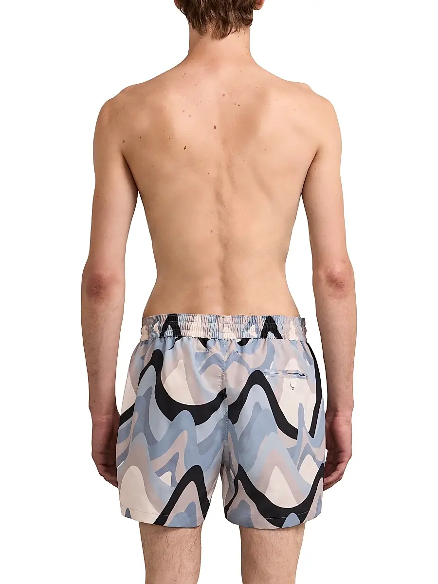 Frescobol Carioca Men's Rio Printed Swim Shorts | Thumbnail 3 Frescobol Carioca Men's Rio Printed Swim Shorts | Thumbnail 3