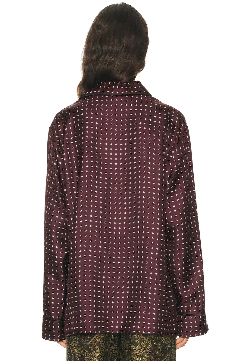 Saint Laurent Button Up Pajama Top | Thumbnail 3 Saint Laurent Button Up Pajama Top | Thumbnail 3