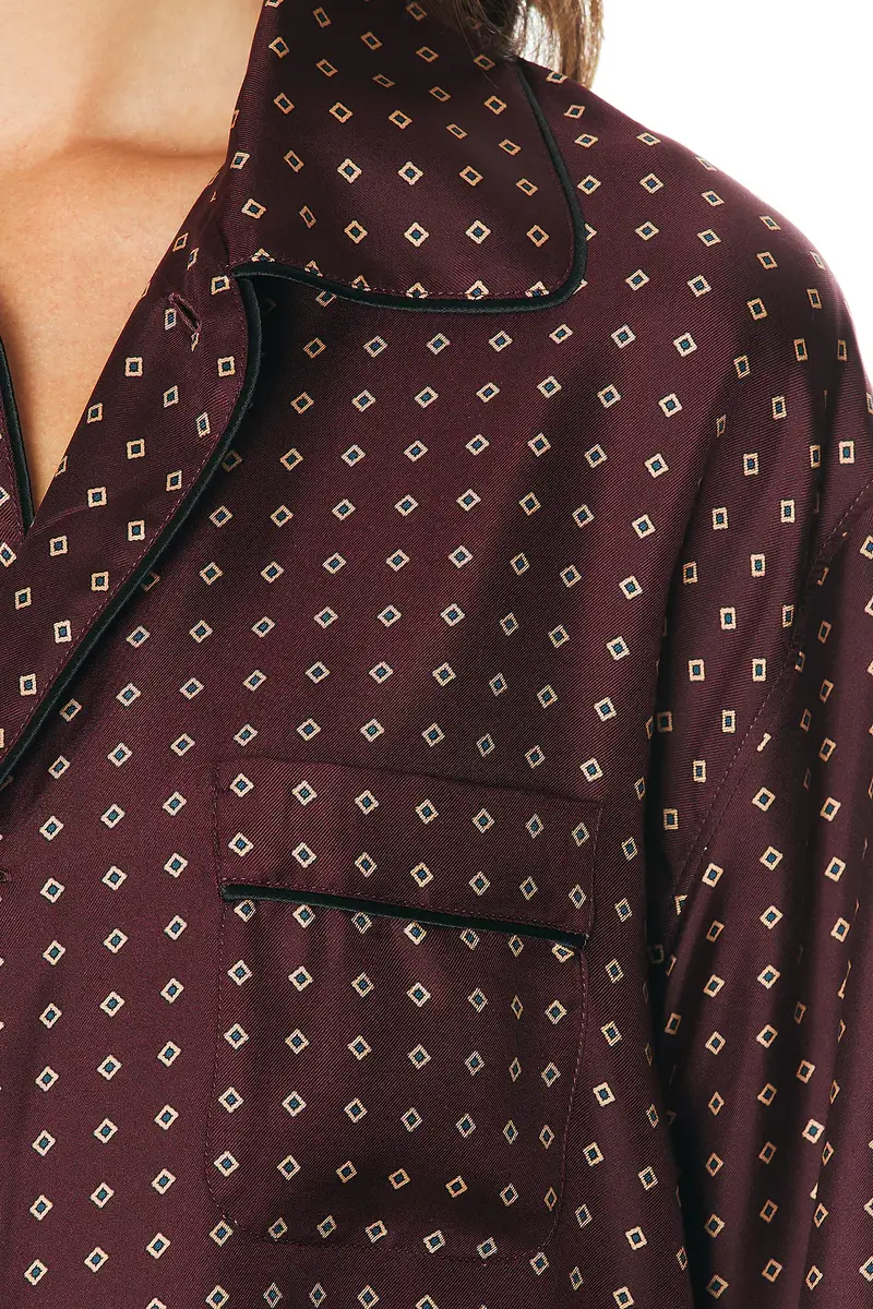 Saint Laurent Button Up Pajama Top | Thumbnail 5 Saint Laurent Button Up Pajama Top | Thumbnail 5