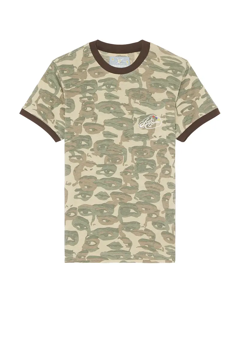 KidSuper Face Camo Short Sleeve Shirt | Thumbnail 4