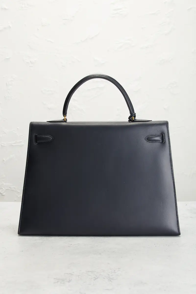 HERMÈS 1977 Box Kelly 35 Handbag | Thumbnail 3